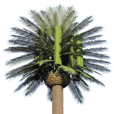 15 21 27M সিনিক জোন বায়োনিক ট্রি ক্যামোফ্লাজড গ্যালভানাইজড স্টিল আউটডোর 5G 4G ওয়াইফাই কমিউনিকেশন টাওয়ার