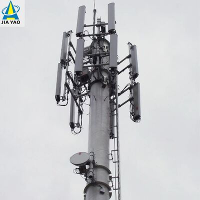 20M 30M Monopole Communication Tower Lightweight Aluminum for Rural Emergency Telecom