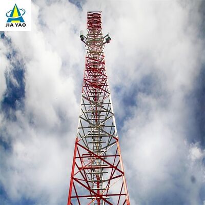 44M Q355 Steel Low Maintenance 3 Legged Angle Steel Tower For Residential Telecom