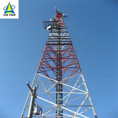 কৃষি জোন সিগন্যাল সম্প্রসারণের জন্য 54M রাস্ট প্রুফ 3 লেগযুক্ত টেলিকম টাওয়ার