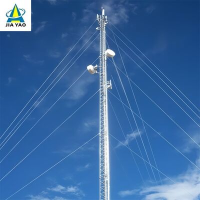 গ্রামীণ ব্রডব্যান্ড কভারের জন্য 33 60M উচ্চ বায়ু অভিযোজনযোগ্য গাইড টাওয়ার খরচ কার্যকর
