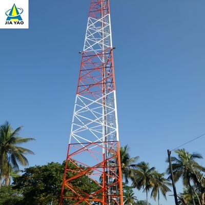 38 46 52M হট ডিপ গ্যালভানাইজড 3 লেগড অ্যাঙ্গেল স্টিল টাওয়ার ওয়েল্ড ফাস্ট ফিল্ড অ্যাসেম্বলির জন্য বিনামূল্যে