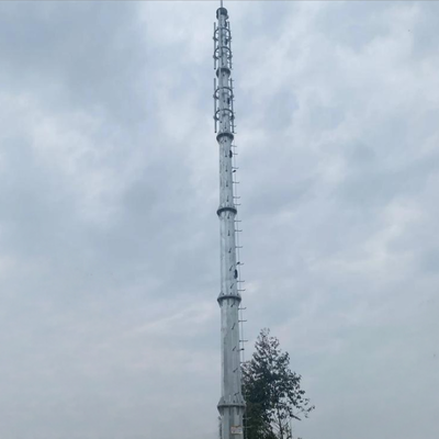২৮ ৩৬ ৩৮ মিটার অভ্যন্তরীণ তারের রুটিং পথচারী ওভারপাসের জন্য একক টাওয়ার 5 জি কভারেজ
