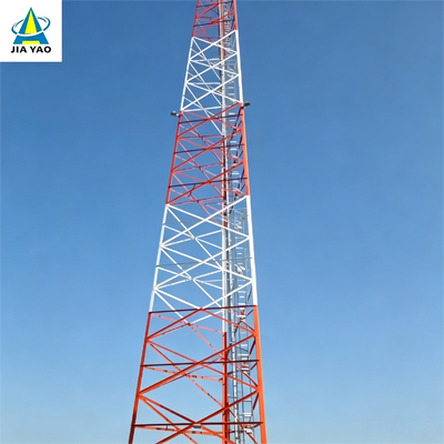 30m Hot Dip Galvanized Lattice Telecommunication Tower for 4G 5G Network Antenna Supporting