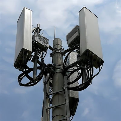 যোগাযোগ 20 30 40 M স্ব-সমর্থন অ্যান্টেনা মাস্ট 4G 5G ওয়াইফাই একক টেলিযোগাযোগ টাওয়ার