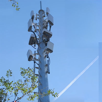 যোগাযোগ 20 30 40 M স্ব-সমর্থন অ্যান্টেনা মাস্ট 4G 5G ওয়াইফাই একক টেলিযোগাযোগ টাওয়ার