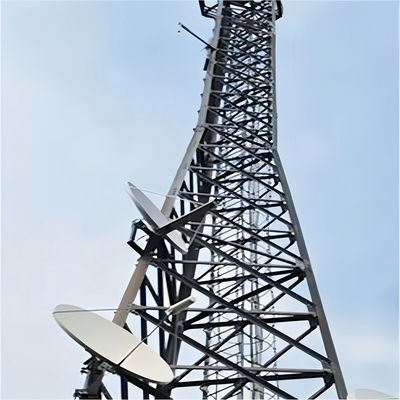 4G 5G ওয়্যারলেস টেলিযোগাযোগ যোগাযোগ সৌরশক্তি টেলিযোগাযোগ রেডিও 3 পায়ে কোণযুক্ত ইস্পাত টাওয়ার