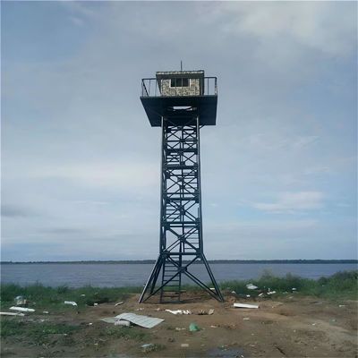 ল্যাটিস কৌণিক ইস্পাত প্ল্যাটফর্ম গার্ড টাওয়ার পর্বত বন দৃষ্টিভঙ্গি আগুন পর্যবেক্ষণ ওয়াচ টাওয়ার