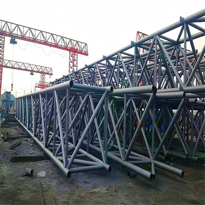 বোল্টড গ্যালভানাইজড 3 লেগড টিউবুলার স্টিল টাওয়ার ল্যাটিস টেলিকম অ্যান্টেনা টাওয়ার