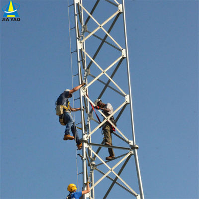 10 20 30 40 50 60M গ্যালভানাইজড টিউবুলার স্টিল টাওয়ার ওয়াইফাই সিগন্যাল বিটিএস টেলিভিশন 3 লেগড টিউবুলার স্টিল টাওয়ার