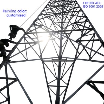 20 - 50 মিটার 55 মিটার 60 মিটার 70 মিটার 80 মিটার হট ডিআইপি গ্যালভানাইজড 3 লেগ স্ব-সমর্থন টাওয়ার 3 লেগ এঙ্গেল টাওয়ার