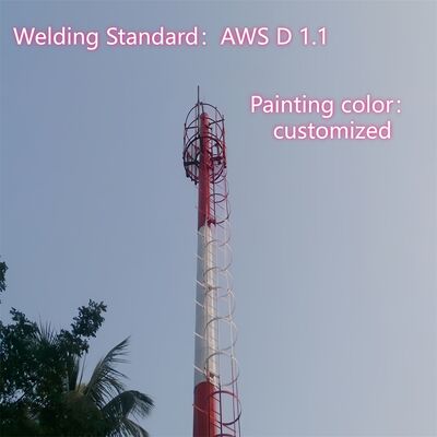 আয়রন ওয়াইফাই সেল ফোন অ্যান্টেনা টাওয়ার ২৫ মিটার ৪০ মিটার উচ্চতা নেটওয়ার্ক মোবাইল জিএসএম যোগাযোগ