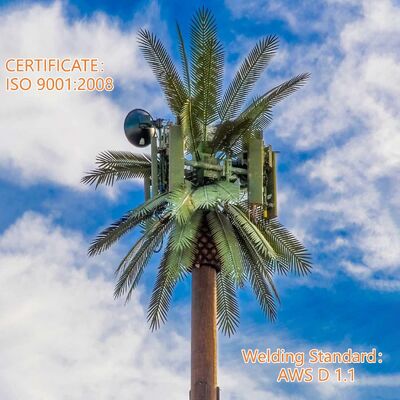 45M Simulated Tree Telecom Tower Aluminum Alloy 30m LTE Network Urban Parks Eco Friendly