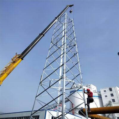 20 30 40M 4 পা কৌণিক ইস্পাত গ্রিজ টেকসই 5 জি ওয়াইফাই সেল সিগন্যাল বুস্টার টেলিযোগাযোগ টাওয়ার