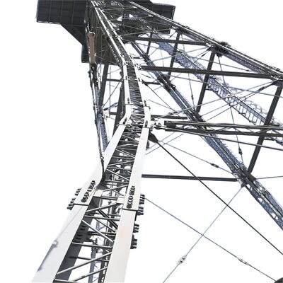 নিরাপদ এবং অ্যাসেম্বলির জন্য DIN 7990 এবং ISO 6507 1 স্ট্যান্ডার্ড পূরণ করে এমন বোল্ট, নাট এবং ওয়াশার সহ স্টিল নির্মিত 4 পায়ের কৌণিক স্টিল টাওয়ার