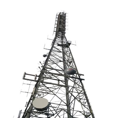 নিরাপদ এবং অ্যাসেম্বলির জন্য DIN 7990 এবং ISO 6507 1 স্ট্যান্ডার্ড পূরণ করে এমন বোল্ট, নাট এবং ওয়াশার সহ স্টিল নির্মিত 4 পায়ের কৌণিক স্টিল টাওয়ার