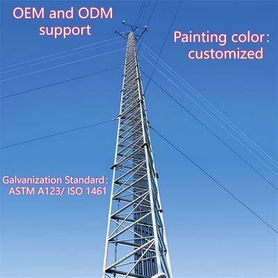 ANSI/TIA-222-G-H-F এবং স্ট্রাকচারাল পারফরম্যান্সের জন্য ইউরোপীয় EN স্ট্যান্ডার্ডগুলির সাথে নকশা সম্মতিতে গায়েড ওয়্যার টাওয়ার