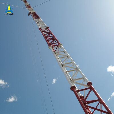 ANSI/TIA-222-G-H-F ডিজাইন কোডের উপর ভিত্তি করে সর্বনিম্ন কাঠামোগত উপকরণ ব্যবহারের সাথে সর্বোচ্চ উচ্চতা বাড়ানোর জন্য ডিজাইন করা গেয়েড ওয়্যার টাওয়ার