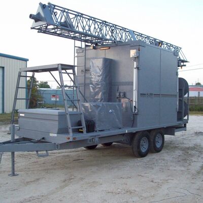 ২৪ মিটার ২৫ মিটার ৩০ মিটার মোবাইল ট্রাক ট্রেলার মাউন্টড লাইটিং টিউবুলার সেল অন হুইলস টেলিস্কোপিক ল্যাটিস অ্যান্টেনা যোগাযোগ টাওয়ার মাস্ট