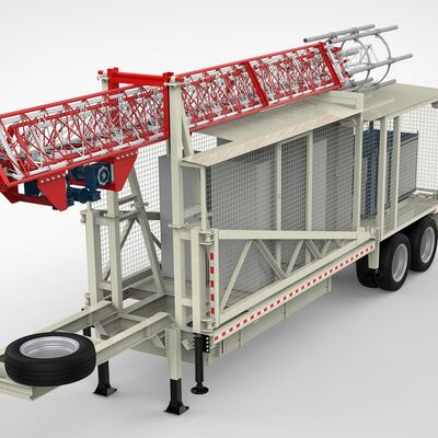 15 থেকে 30 মিটার উচ্চতার পরিসীমা সহ বহুমুখী টেলিস্কোপিক টাওয়ার