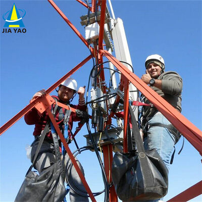 3 Legged Angular Steel Tower Triangular Tower Body with Equal Slope or Variable Slope and Angle Steel Cross Section for Communication