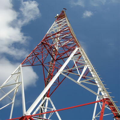 Wireless Hot-dip galvanization 3-Legged Angular Tower for 5G and Wifi Internet Connectivity