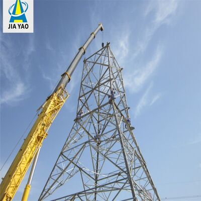 সৌর চালিত অ্যান্টেনা টাওয়ার স্ব-সহায়ক গ্যালভানাইজড 20 30 40M 4G 5G অফ গ্রিড টেলিকম মাস্ট