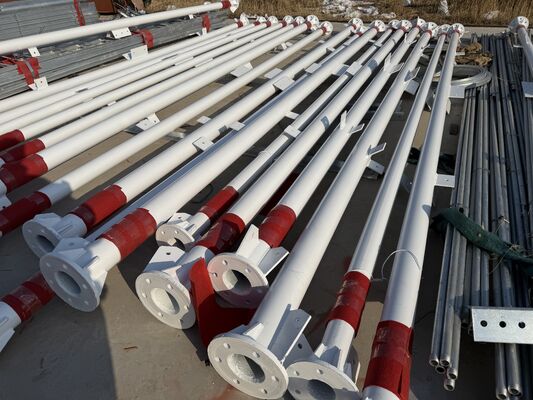 18 28 38M 3 Leg Tubular Steel Galvanized Multi Frequency Outdoor  5G 4G Wifi Tv Broadcast Communication Tower