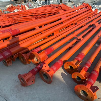 45M হেভি ডিউটি ​​3 লেগড টিউবুলার স্টিল টাওয়ার উচ্চ প্রভাব শক্তি সহ টেলিকম মাইক্রোওয়েভ এবং নিরাপত্তা টাওয়ারের জন্য উপযুক্ত