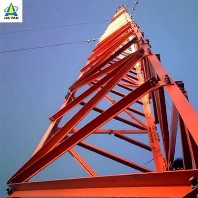 35 42 48M Hot Dip Galvanized Guyed Tower Gobi Region Telecom Network এর জন্য
