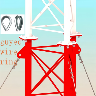 35 42 48M Hot Dip Galvanized Guyed Tower Gobi Region Telecom Network এর জন্য