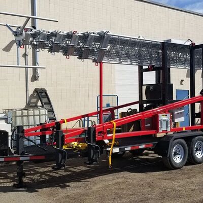 Mobile Emergency Communication Tower Trailer with Telescopic Mast Hot Dip Galvanized Lattice Steel Tower for Rapid Deployment Disaster Recovery