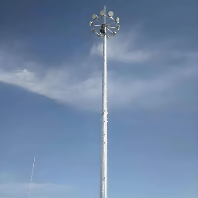 Integrated 5G Smart Street Light Pole Steel Monopole Communication Tower for Urban Intelligence Surveillance and Wireless Site