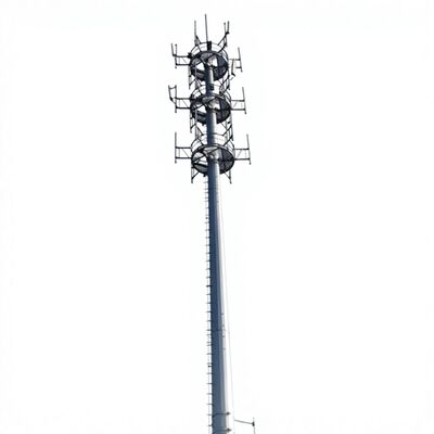 12m 23m 32m 4G 5G Wireless Microwave Monopole Telecom Tower for Antenna and Communication Network